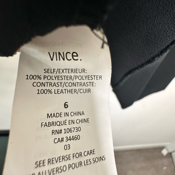 Vince Sleeveless V-Neck Sheath Mini Dress - Picture 6 of 7